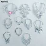 10PCS Multi-style Fashion Necklace For 11.5" 1/6 Doll Decoration Chain Accessory