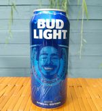 Post Malone Can Bud Light EMPTY Beer Tab Intact Posty Collectible RARE 