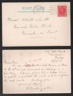 1936 KGV J Bunting & Son. 1d Derby Postcard