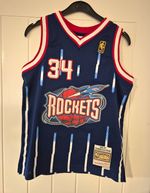 Mitchell & Ness Swingman Houston Rockets Hakeem Olajuwon #34 Jersey Size M Boys