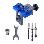 3 in 1 Dowel Jig -Bohrkit Bags -dübel -loch -Jig -furniture Repair Diy Holter