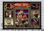 Michael Smith Bully Boy PDC Darts A4/A3 Memorabilia/Collectable signed #265