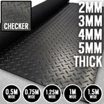 2mm 3mm 4mm 5mm Thick Rubber Matting Flooring Garage 0.5m to 1.5m Wide Mats