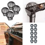Down Pipe Filter Guard Gutter Pipe Balloon Sets Cover Leaf Debris Blocked Drain