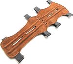 4 Strap Archery Arm Guard Armguard Wrist Protector Brown Suede Leather UK