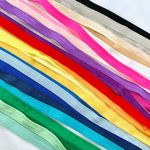 Fold Over Elastic - Plain Pearlescent (2 metre lengths)