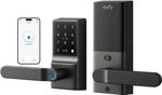 eufy Smart Lock C33 Wi-Fi Fingerprint Keyless Entry Door Lock with Handle|Refurb