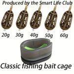 Fishing Inline Method Feeders 20g-60g For Pellet Ground Bait Coarse Carp Tackle