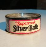 Vintage Supercook Silver Balls Cake Decoration Product Display TV Prop Garforth