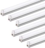 Barrina Led Batten Light 4ft, 6 117cm-6 Packs, Super Bright White-6500k