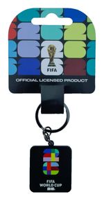OFFICIAL FIFA WORLD CUP 2026 COLOUR LOGO FOOTBALL KEYCHAIN KEYRING BRAND NEW!