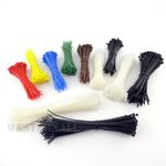 Black White Cable Ties Zip Tie Long Short Thick Thin Small Nylon All Colours