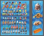 Design & print ICE CREAM VAN STICKER MENU