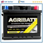 AgriBatt ELB50 Heavy Duty Electric Fence Battery 12V 45Ah