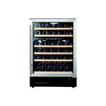 Cookology Essentials 51 Bottle 60cm Wine Cooler SS AEWC600SS Dual Zone