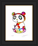Takashi Murakami, Panda Chan on a Flower Cushion, Lithograph, Numbered