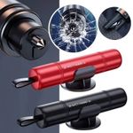 2-IN-1 Flash Hammer for Car Window Glass Breaker Seat Belt Cutter Emergency