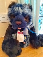 Charlie Bears Appy Daze Collectors Club Limited Edition Plush Bear w/ Bow & Tag