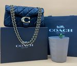 Coach Tabby Shoulder Bag 26 Pillow Quilted Black Gold BNWT Boxed