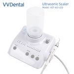 Dental Ultrasonic Piezo Scaler 5/10 Tip LED Handpiece Fit EMS SATELEC Woodpecker