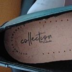 Clarks Collection Black Leather Slip On Comfort Flats Women’s UK 6