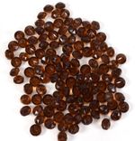 Crafting, Jewellery Making, Round, Smoky Topaz Gems 50g