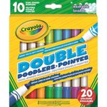 Crayola Double Doodlers, Dual-Ended Markers, 10 Non Toxic Washable Markers