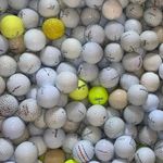 100 Mixed Used Golf Balls Practice Hit Away Worn Splits Lake Balls Cheap Job Lot