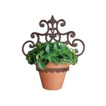 Cast Iron Wall Mounted Hanging Basket Plant Pot Holder for Garden Walls & Fences
