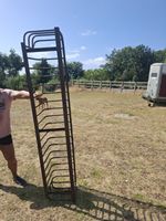 Nettex Heavy Duty Metal Livestock Hay Rack Feeder Panel Fencing/Gating