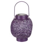 Solar Lanterns for Garden 18cm x 15cm Purple X 1