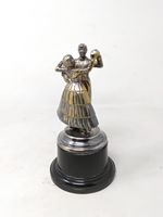 Vintage Ballroom Dancing Silver Plated Trophy with Bakelite Stand