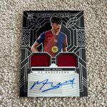 Panini 2024-25 Obsidian Dual Jersey Ink Marc Bernal Auto MEM RC DJ-MBL /199
