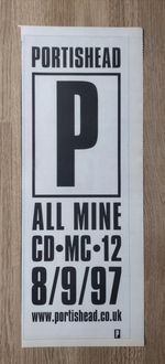Portishead - NYC - 1997 - promo music ADVERT - 15 X 5 ins wall art
