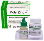 POLY ZINC + Strong Teeth Tooth Repair Permanent Dental Cement Cavity Filling Kit