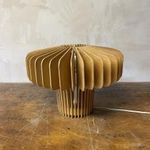 VINTAGE MIDCENTURY SLATTED TABLE LAMP LIGHT BY JONAS DAMON FOR HABITAT #49234