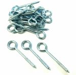 Vine eyes. Screw in. Garden. Climbers. Steel. BZP. 50mm 75mm 100mm *Top Quality!