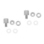 Quick Install Stainless Steel Bike Trailer Hitch Extension Bolt Silver