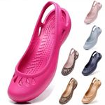 New croc Shoes women's Summer Flat Casual Sandals Garden Beach Shoes