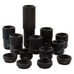C-Mount 10 20 40 30 50 100mm Lens Adapter Extension Tube for Industrial Camera