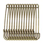 30Pcs Large Safety Pins Heavy Duty Blanket Pins Bulk Steel Spring Lock Pins
