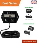 Self-Powered RPM Gauge & Hour Meter - Maintenance Reminder for All Gas Engines