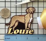 Rhodesian Ridgeback Dog Patch Personalized Custom Iron-on Badge