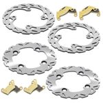 ATV Front Rear Brake Rotors Pads For Polaris RZR 570 800 Ranger 500 700 900 1000