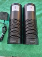 2x Amazon Echo 1st gen Smart Speakers  1x power supply PLEASE READ FULLY THANKS 