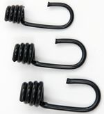 PLASTIC COATED METAL SPIRAL BUNGEE CORD/SHOCK CORD HOOKS FOR 6MM 8MM 10MM CORD