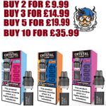 SKE Crystal Cl6000 Pods | Replaceable Prefilled Pods | 20mg | 6000 Puffs | Uk