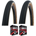 Schwalbe BILLY BONKERS 26 x 2.10 Bronze Wall Dirt Jump Bike TYRE s TUBE s