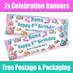 Personalised Dumpling Birthday Banners / Celebration Banners