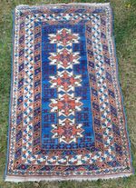 Vintage hand made Caucasian Karachov kazak rug size 175x112cm
